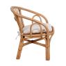 Natural rattan children's armchairs
