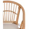 Natural rattan children's armchairs