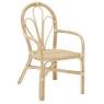 Fauteuil enfant en rotin naturel