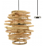 Suspension en rotin poelet naturel