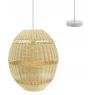 Natural rattan ball lamp