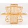 Natural design and openwork bamboo lampshade