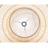 Natural design and openwork bamboo lampshade