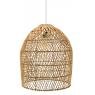 Natural rattan openwork lampshade