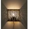 Metal wall light