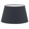 Black cotton lampshade