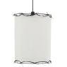 White cotton lampshade