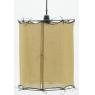 Saffron yellow cotton lampshade