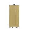 Saffron yellow cotton long lampshade