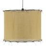 Big saffron yellow cotton lampshade