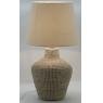 Amphora lamp in natural seagrass