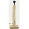 Pied de lampe en bois d'eucalyptus