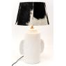 Lampshade in cow skin