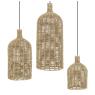 Lamps in rope and jute