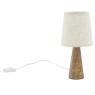 Lampe avec pied en paulownia 