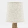 Lampe avec pied en paulownia 