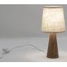 Lampe avec pied en paulownia 