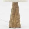 Lampe avec pied en paulownia 