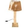 Lampshade in cow skin