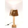 Lampshade in cow skin