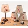 Linen and cotton lampshade