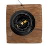 Lamp stand in recycled wood