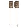 Lot de 2 lanternes led