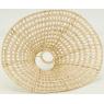 Lampshade made of woven rattan