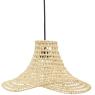 Lampshade made of woven rattan