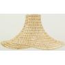 Lampshade made of woven rattan