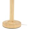 Pine and linen table lamp