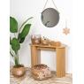 Round metal mirror