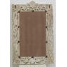 Whitewashed mango wood mirror