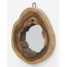 Teak wood mirror