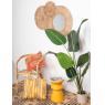 Natural jute wall decoration