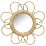 Rattan mirror