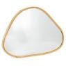 Natural rattan mirror