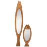 Mirror in paulownia wood
