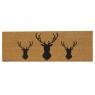 Coconut door mat with 3 deers