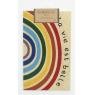 Bleached coco door mat Rainbow design