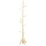 Teak coat rack