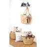 Pouf rond en jacinthe