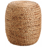 Pouf rond en jacinthe