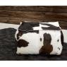 Cow skin pouffe