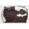 Cow skin pouffe