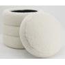 Pouf coffre en coton