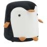 Pinguin pouf in velvet