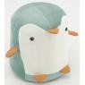 Pinguin pouf in velvet