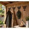 Cast-iron coat hooks