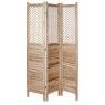 Natural paulownia floor screens